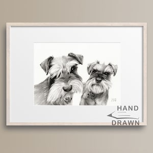 Personalisiertes Tierportrait, Aquarell Malerei, Illustration, Zeichnung vom Foto, Hund, Katze, personalisiertes Geschenk für Tierbesitzer, Papa, Mama