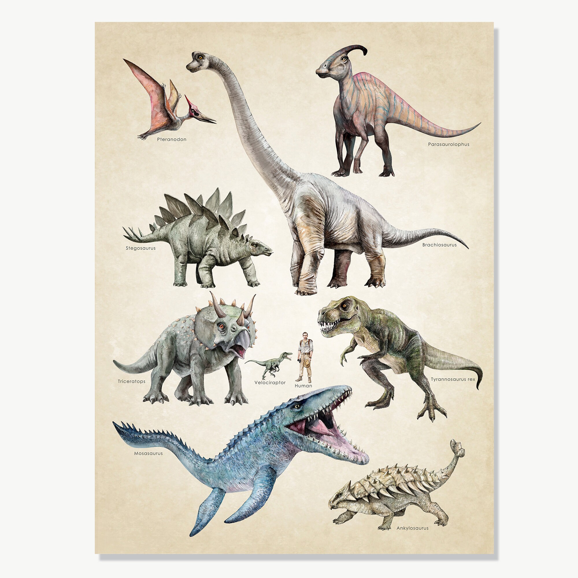 Indominus-rex Airbrushed Film Poster 