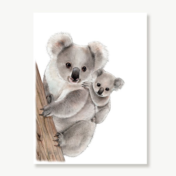 Koala Painting Etsy