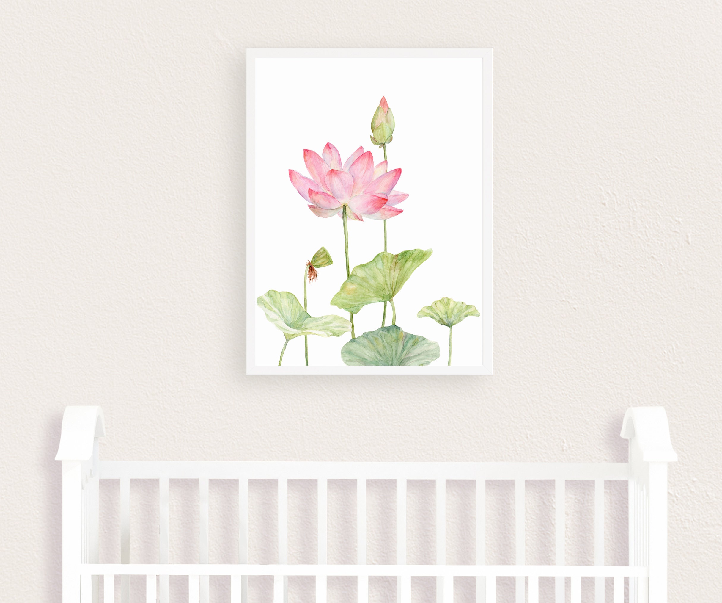 Lotus nursery sale art