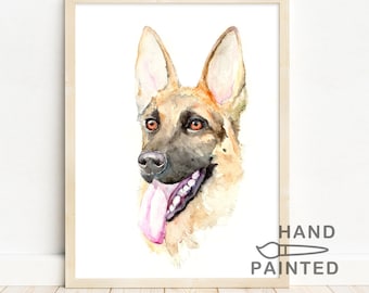 Custom Pet Portrait, Watercolor Painting, Pet Memorial, Dog Portrait, Pet Portrait from Photo, Pet, Cat, Dog Lover Gift, Loss Gift, Original