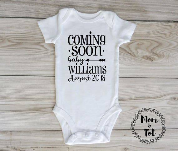 Coming Soon Pregnancy Announcement Pregnancy Announcement Etsy