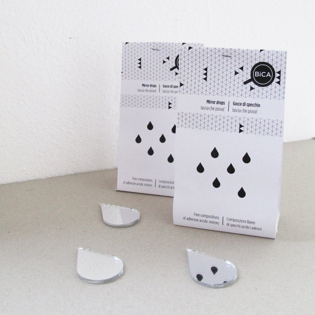 Mirror Drops | Wall Decorative Mirrors | Home Decor | Mirror Stickers ...