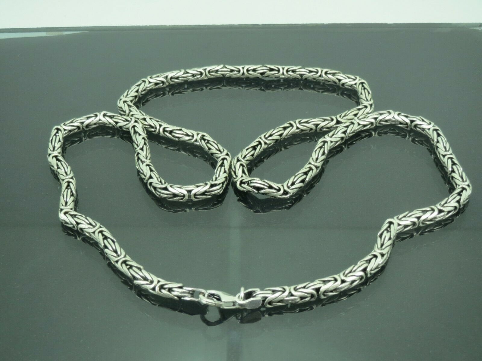 Turkish Handmade Jewelry 925 Sterling Silver King Chain Men Necklace Etsy UK