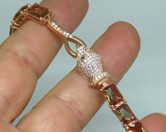 Turkse handgemaakte sieraden 925 sterling zilver alexandriet steen vrouwen armband