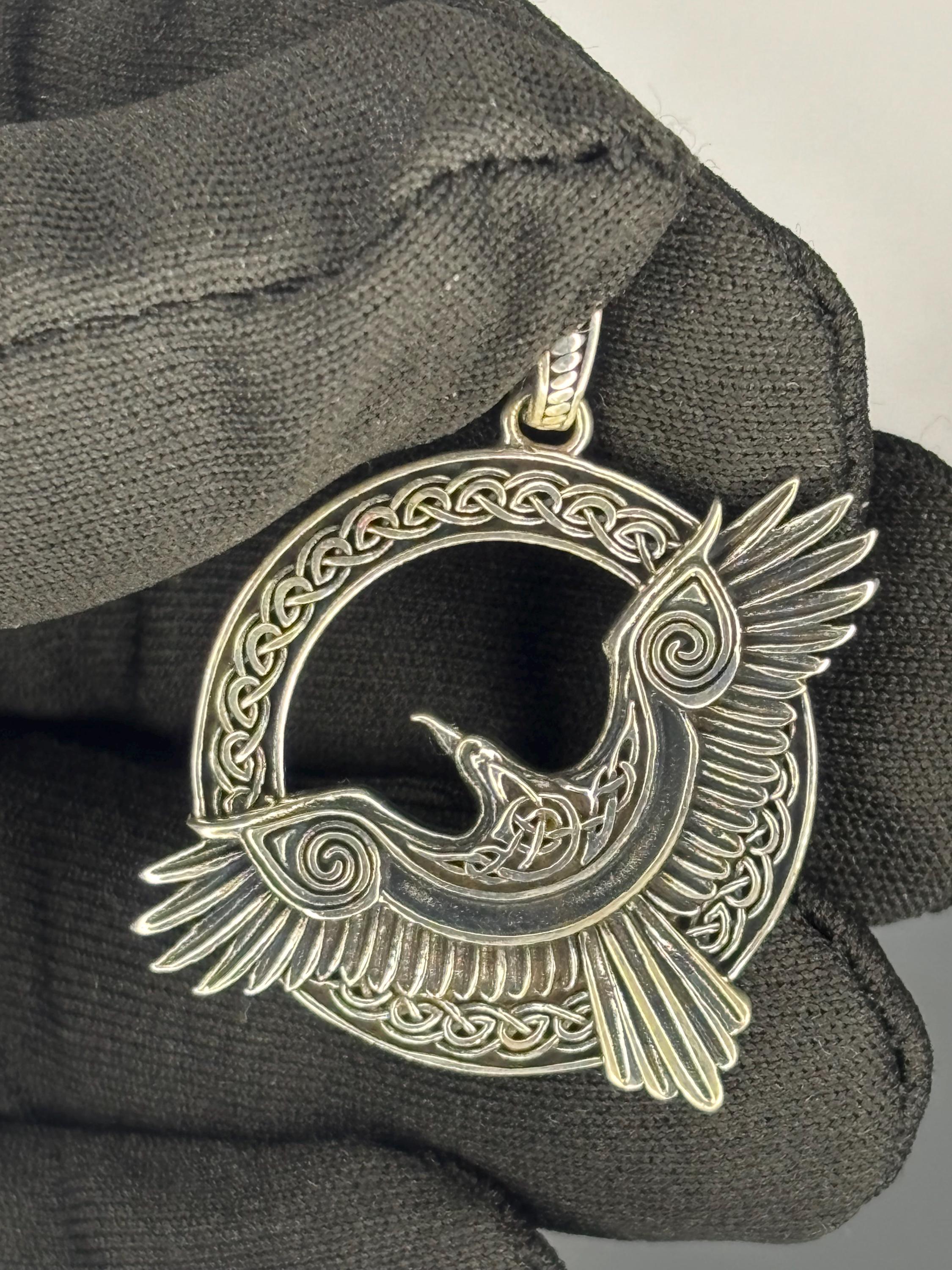Thor - Collana Con Ciondolo A Forma Di Martello, In Argento Sterling Con Celtico Mjolnir, Argento Sterling, Nessuna Pietra Preziosa
