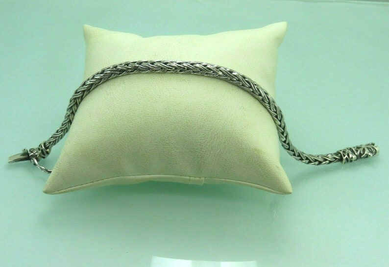 Turkish Handmade Jewelry 925 Sterling Silver King Design Men Bracelet