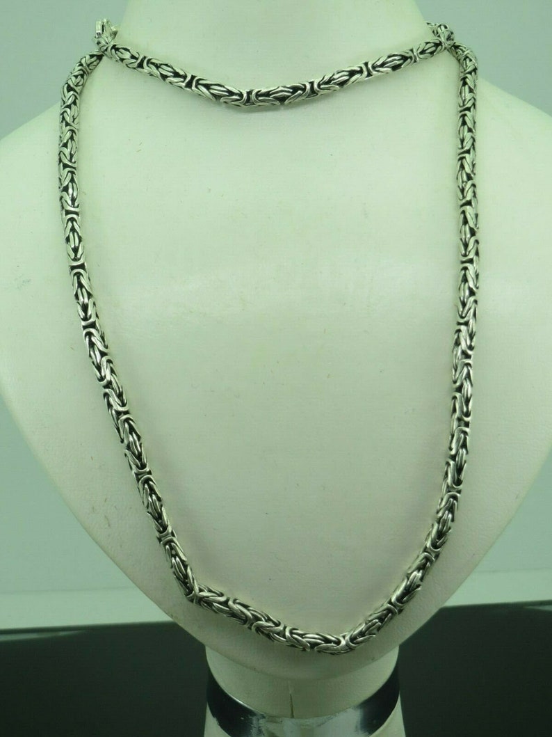 Turkish Handmade Jewelry 925 Sterling Silver King Chain Men Etsy