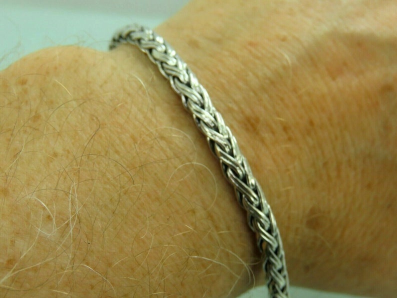 Turkish Handmade Jewelry 925 Sterling Silver King Design Men Bracelet