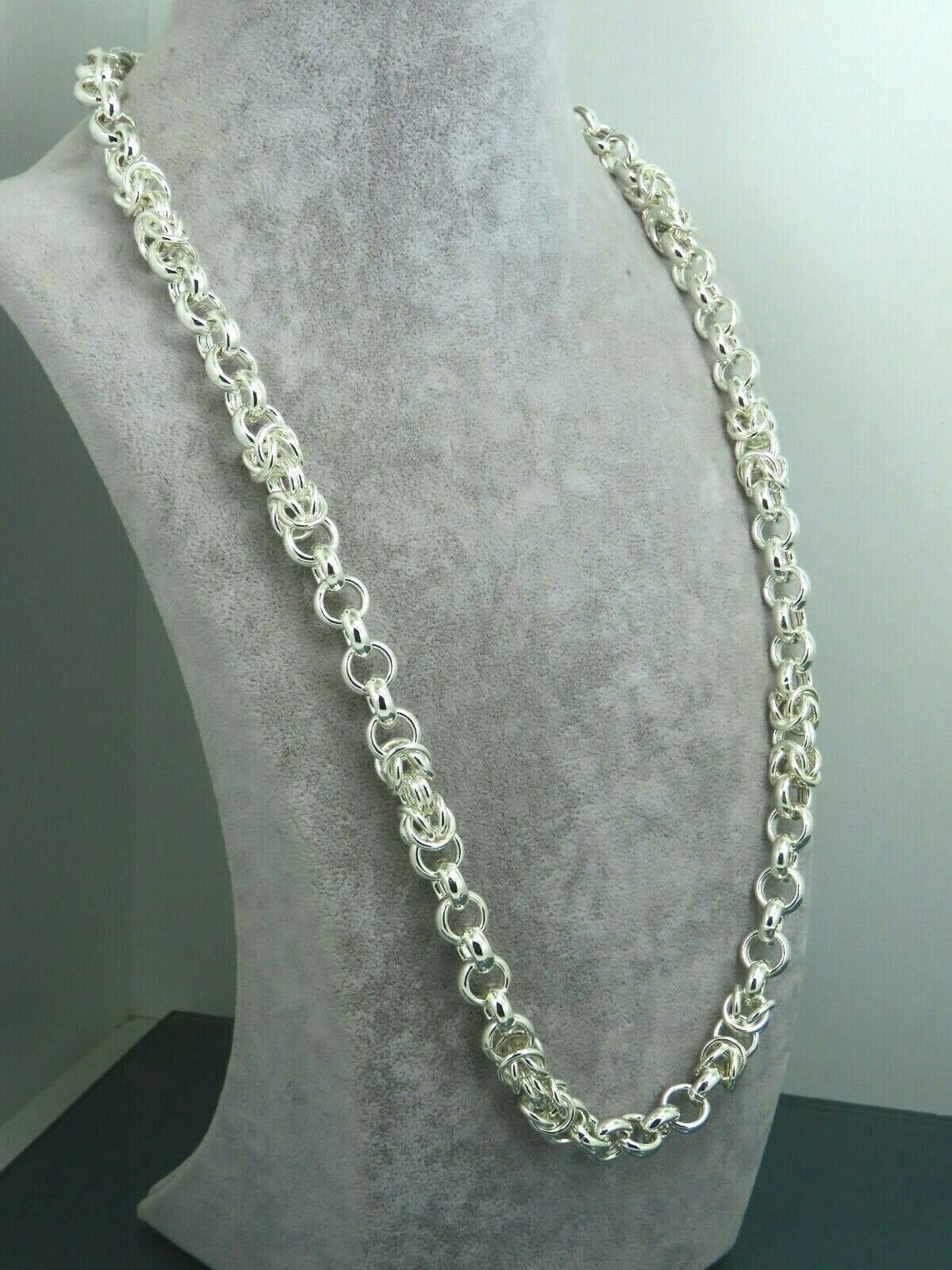 Turkish Handmade Jewelry 925 Sterling Silver Chain Design Men Etsy