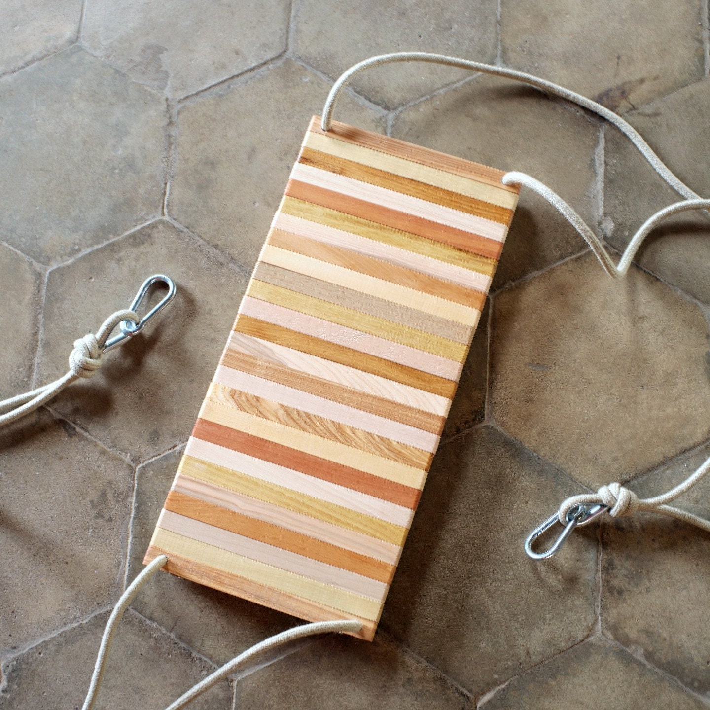 Balançoire en Bois Flexible Pour Adultes et Enfants