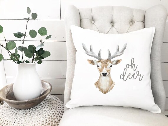 oh deer pillow