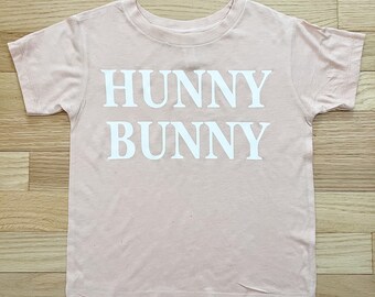 Hunny Bunny Kids Easter Bunny shirt - Easter Bunny Short Sleeve Shirt - Children’s Easter Shirt