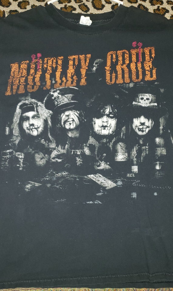 90s Vintage MOTLEY CRUE STICHES Very Rare Print