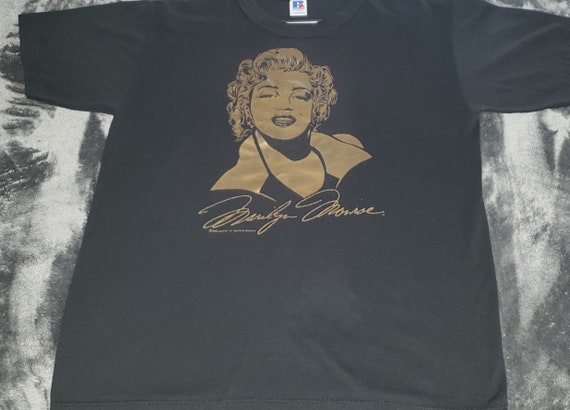 1989 MARILYN MONROE GOLD Russell Athletic Tag