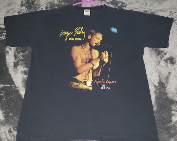 Layne Staley Tribute 1967- 2002 2005 T Shirt Alic