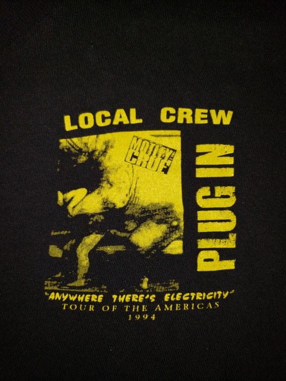 1994 MOTLEY CRUE Local Crew Plug in 