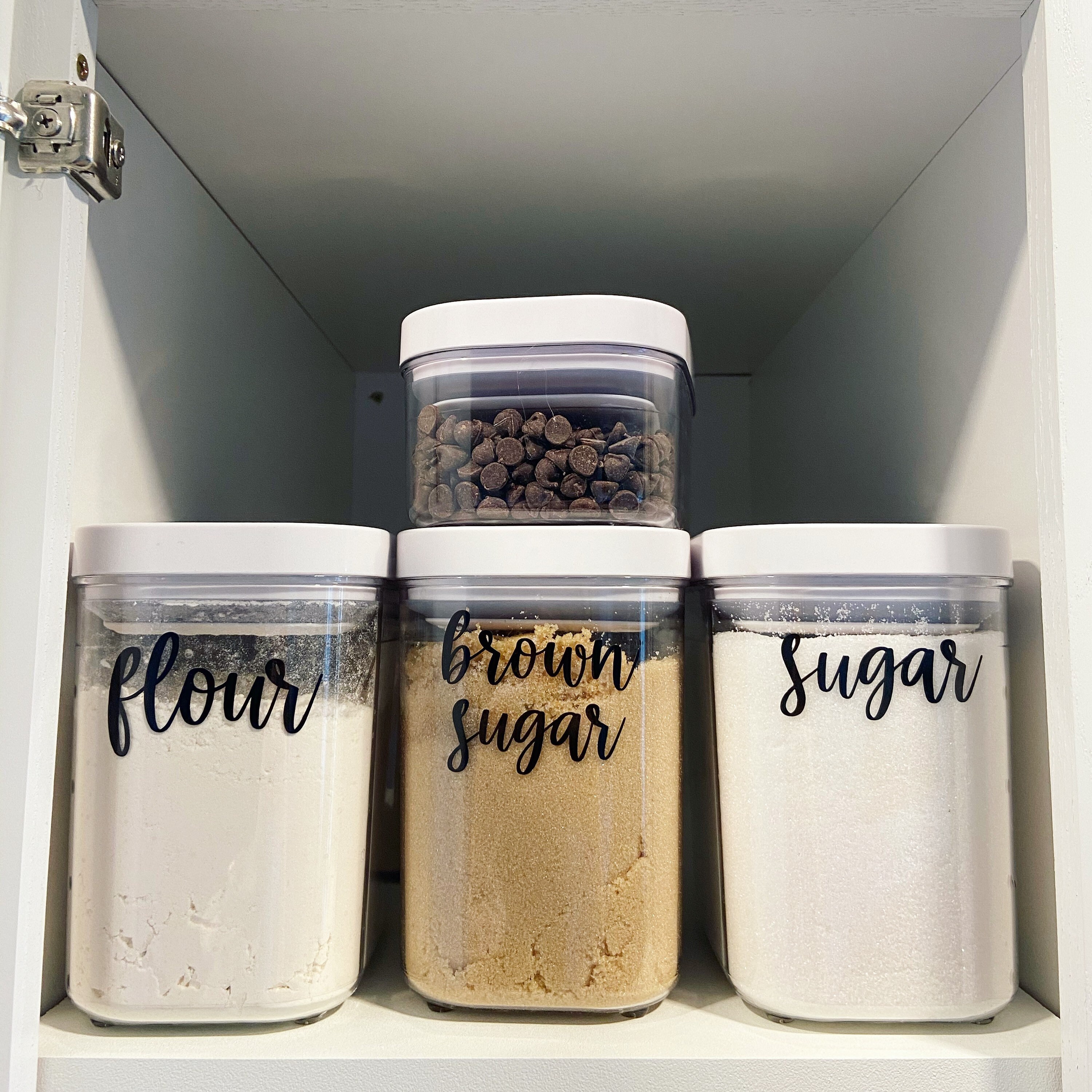 The Home Edit OXO labels OXO POP Container Labels Kitchen Etsy