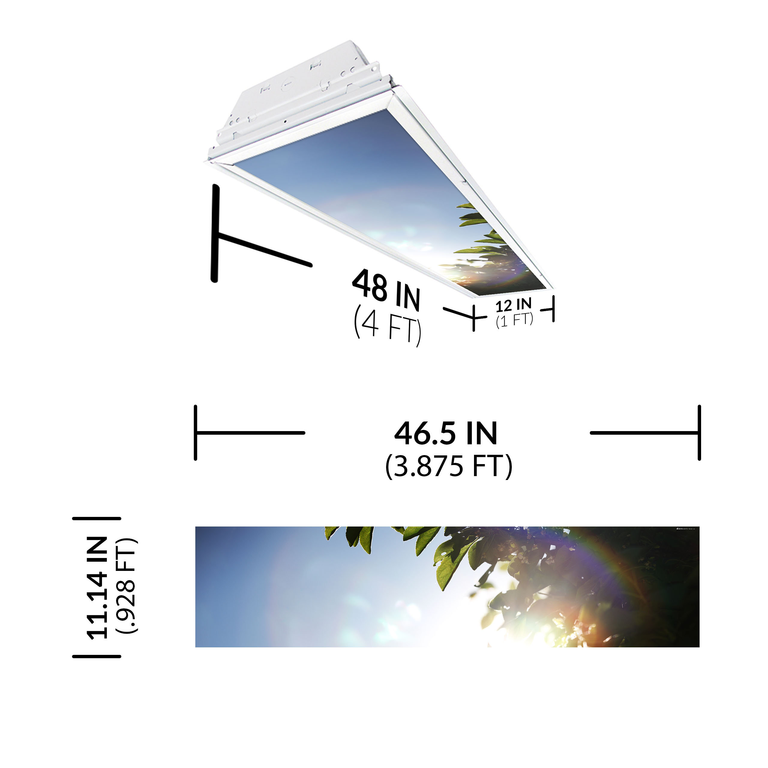 Fluorescent Light Covers Fluorescent Light Filters for Classroom, Home, Office Tree 005 Etsy UK