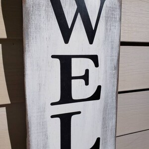 Welcome Red Truck Sign Christmas Porch Sign Primitive Rustic Holiday ...