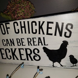 Lustige Gartenflagge 'Beware Of The Chickens' – Hühner-Motiv, Witziger Spruch, Für Hof Und Garten