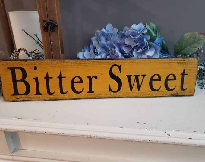 Bittersweet Fall Wood Sign 10 X 24 - Etsy