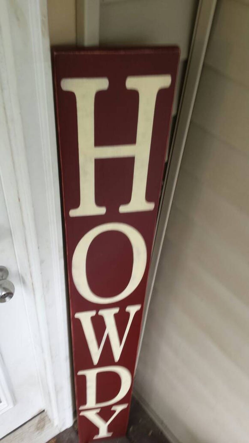 Howdy Personalized 5 Ft Porch Sign Vertical Distressed Wood Etsy howdy-personalized-5-ft-porch-sign-vertical-distressed-wood-etsy