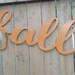Fall Metal Word Sign Distressed Rustic Rusted Wall Hanging - Etsy