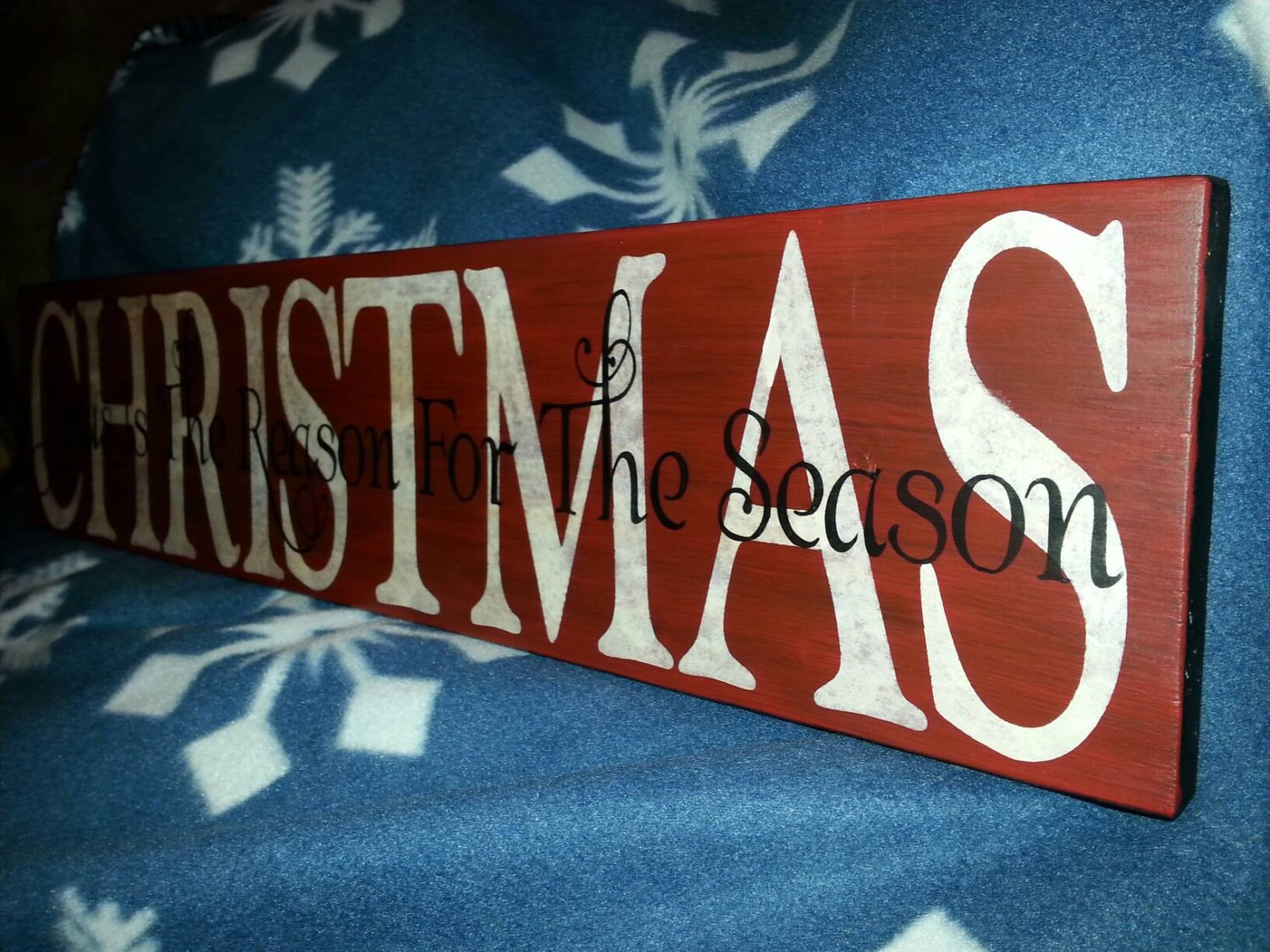 Jesus is the Reason for Season Wood Sign Christmas Sign | Etsy