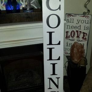 Personalized Porch Sign Personalized Engagement Gift Wood Sign Decor Family Name Anniversary Wedding Gift Personalized Gift Custom Name Sign