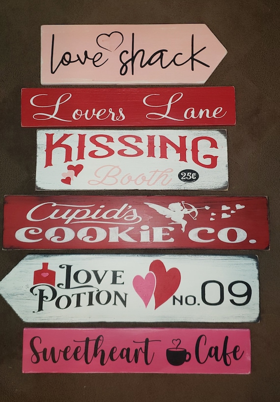 Cartello In Legno A Cuore Per San Valentino – 30x30cm – Con Scritta Welcome E Spago