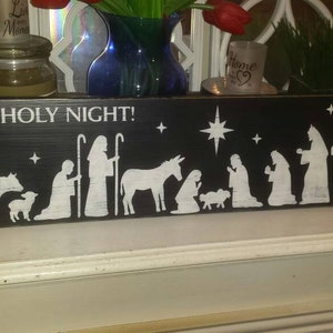 Every Home Needs a Stable Foundation Nativity Sign Distressed Wood Wall ...