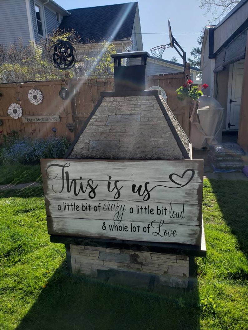 This is Us Sign a Little Bit of Crazy a Little Bit Loud & Etsy Norway