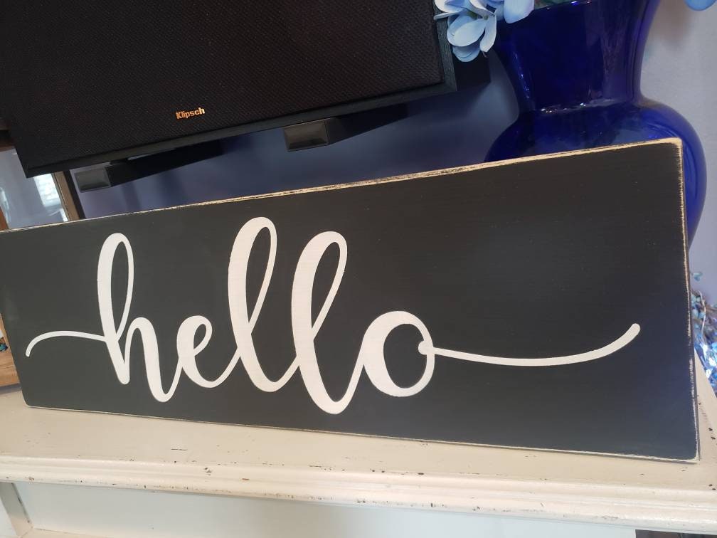 Cartello Di Benvenuto In Legno Per Porta | 25x25 Cm Con Spago, Scritta Home Sweet Home, Decorazione Rustica Per Ingresso, Casa, Regalo Di Inaugurazione