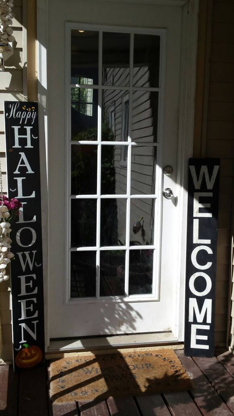 Happy Halloween 5 Ft Porch Sign Reversible Vertical Distressed Etsy happy-halloween-5-ft-porch-sign-reversible-vertical-distressed-etsy