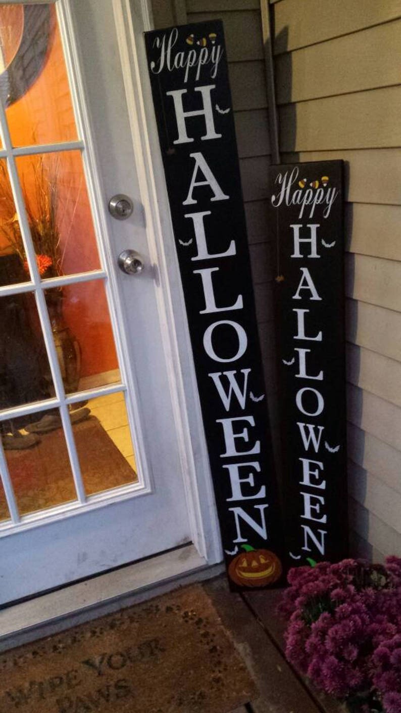Happy Halloween 5 Ft Porch Sign Reversible Vertical Distressed Etsy happy-halloween-5-ft-porch-sign-reversible-vertical-distressed-etsy