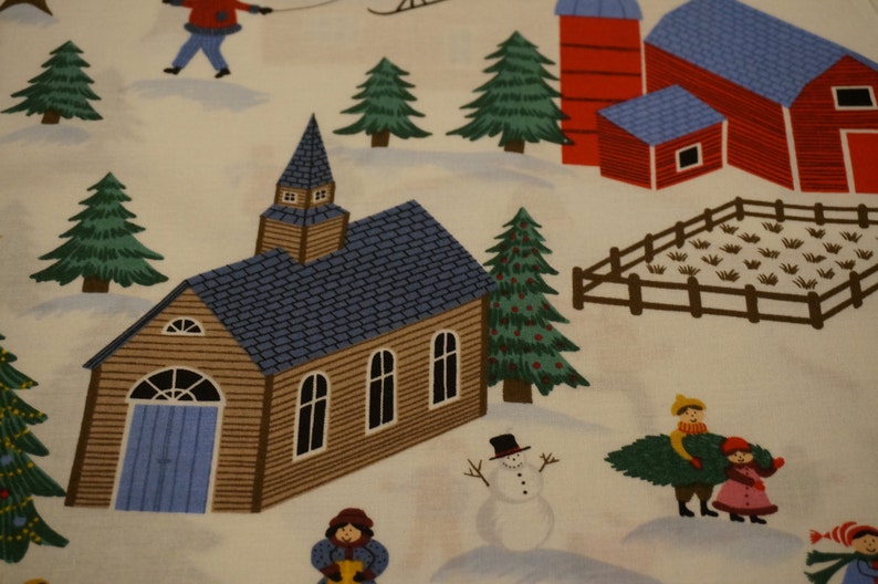 Christmas Village Quilt Kit with backing Etsy