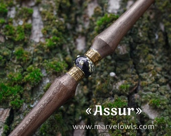 ASSUR Wizard Wand | Ziricote wood, oriental enamel | Marvelowls