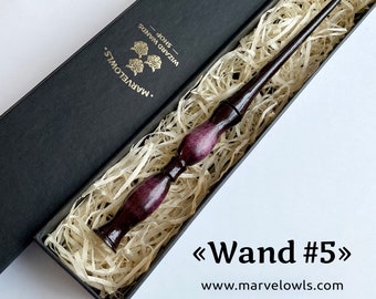 W#5 Wizard Wand | Carpathian beech wood | 100% handmade | Marvelowls