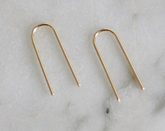 Threader arch earrings