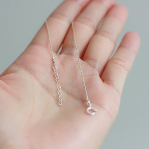 Silver fine thin bracelet, dainty bracelet image 3