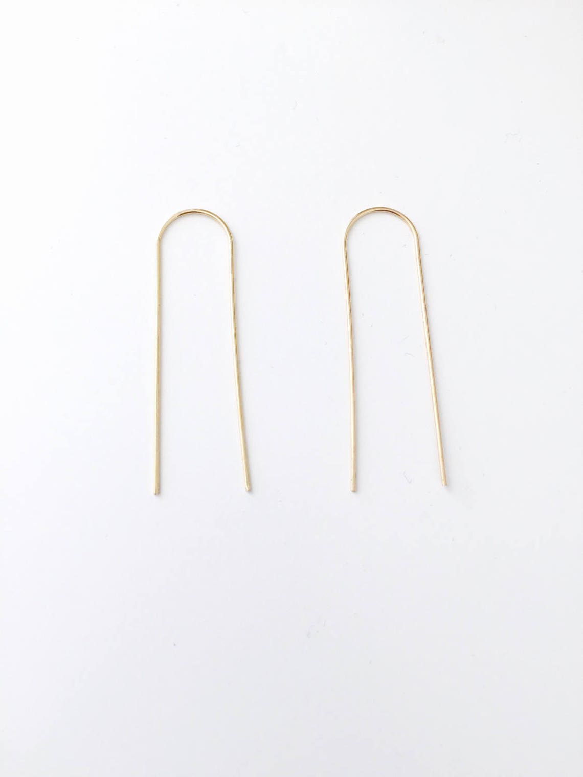 Wired Half Hook Earrings - Etsy