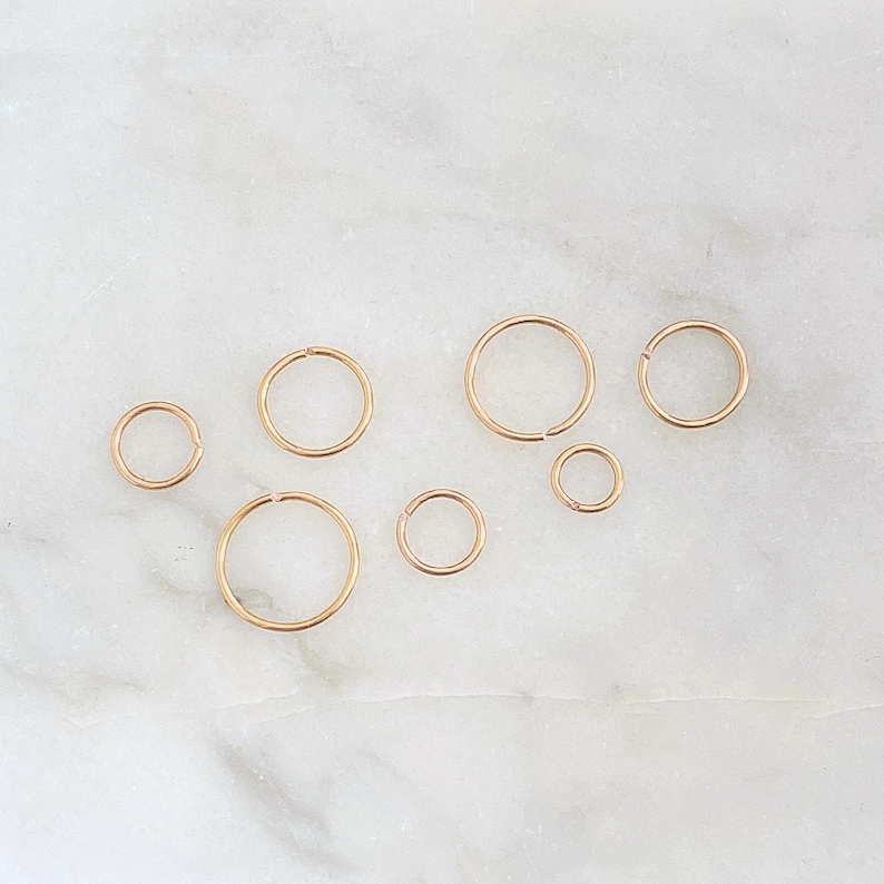 Small sleeper Hoop Earrings, Silver Hoop, Helix Hoop, Cartilage Hoop, Tragus Hoop, 5mm 6mm 7mm 8mm 9mm 10mm 12mm image 5