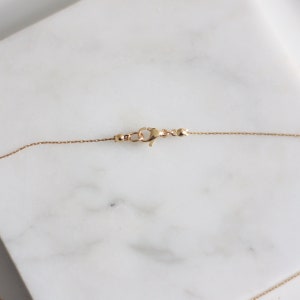 Sierlijke ketting 0,5 mm, waterdichte ketting, gouden choker afbeelding 6