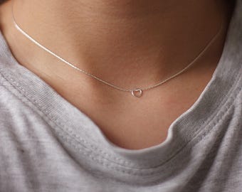ネックレス・チョーカー Silver Coin/Round/Medallion & Circle Chain Necklace/Choker il_340x270.6174950759_dcfe.jpg