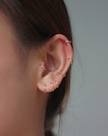 Small sleeper Hoop Earrings, Silver Hoop, Helix Hoop, Cartilage Hoop, Tragus Hoop, 5mm 6mm 7mm 8mm 9mm 10mm 12mm product logo