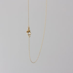 Ultra fine dainty necklace, gold necklace choker image 6