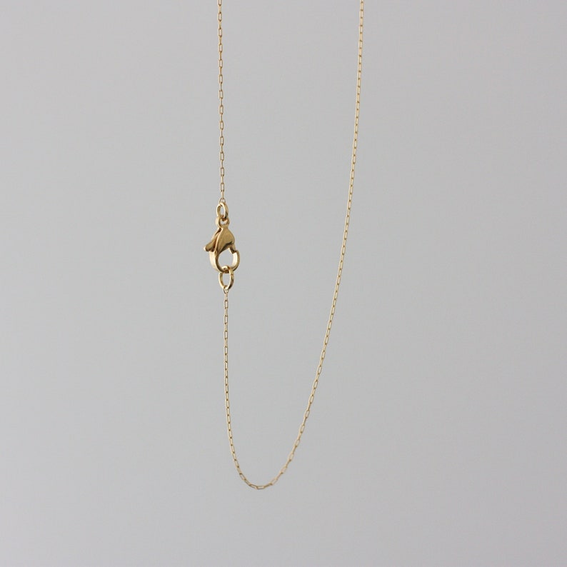 Ultra fine dainty necklace, gold necklace choker image 6