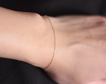 Fijne dunne sierlijke armband, roestvrijstalen armband