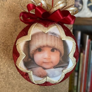 Custom Picture Ornament, Family Keepsake, Personalized Ornament